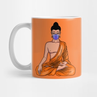 Buddhist monk in Mask Mug